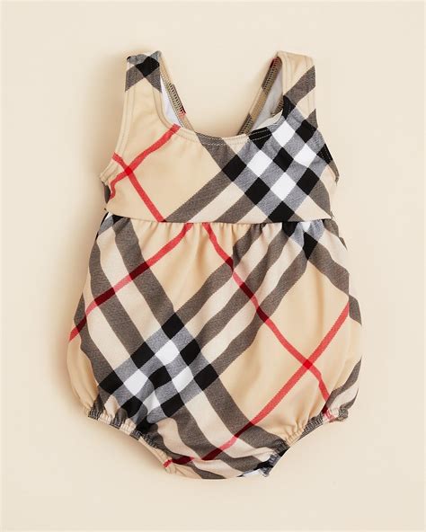 baby shower shirt chain burberry|baby girl Burberry bathing suit.